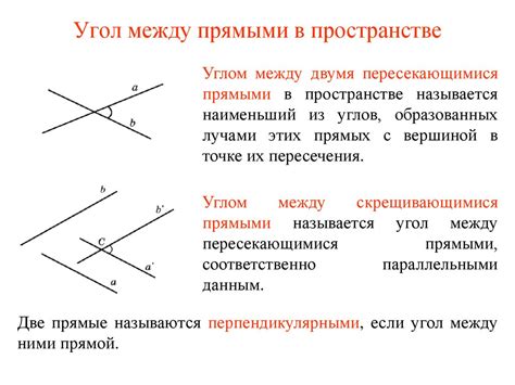 Чему равен угол между двумя параллельными прямыми?