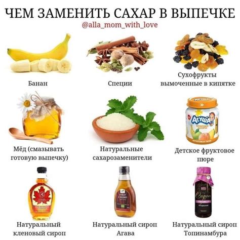 Альтернативы сахару для похудения