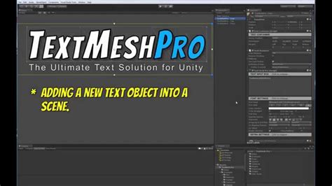 Анимация текстовых кнопок с помощью Unity Button Text Mesh Pro