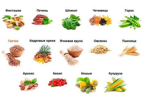 Богатые железом продукты