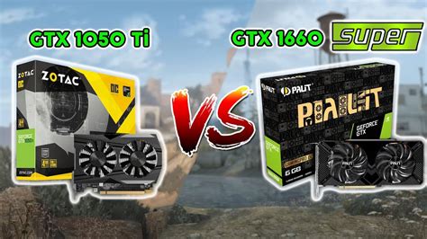 Видеокарты Nvidia: 1050 TI vs 1660 TI