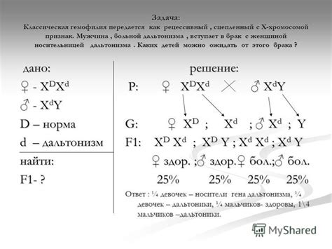 Влияние генетической связи на наследование