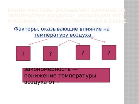 Влияние экватора на температуру воздуха