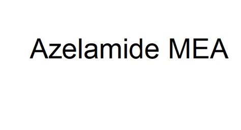 Влияние Azelamide mea на кожу