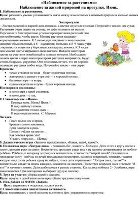 Возможности самопознания через наблюдение за живой природой