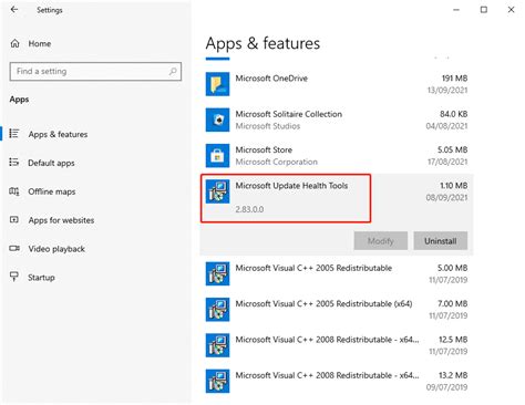 Воспользуйтесь возможностями Microsoft Update Health Tools