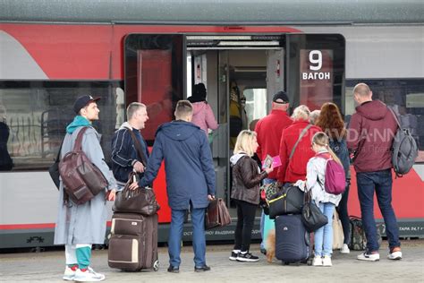 Время отправления и прибытия Ласточки от Москвы до Нижнего Новгорода