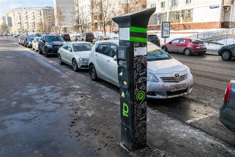 В Москве действует платная парковка