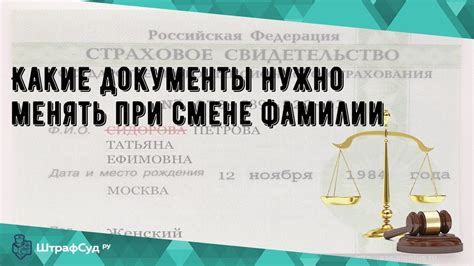 В каких случаях нужно менять ИНН при смене фамилии?