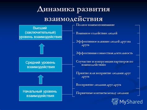 Динамика в сфере отношений и совместной работы