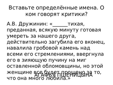 Добролюбов: его взгляд на обломовщину и дружинин