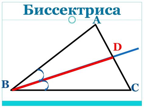 Доказательство того, что биссектриса проходит через вершину: