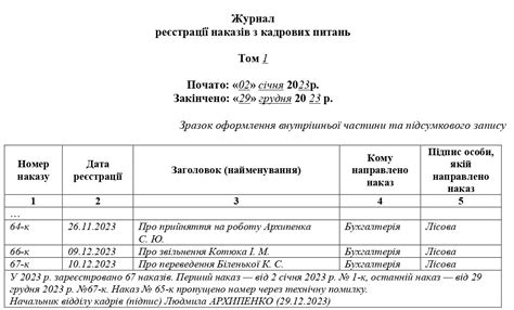 Завершение рабочего месяца