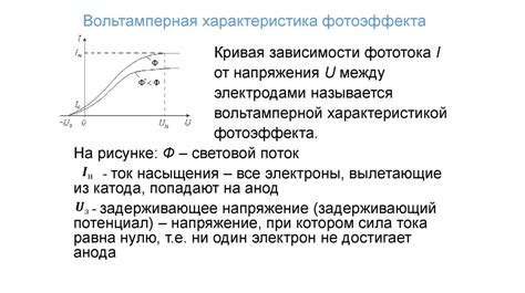 Значение вольт-амперной характеристики в научных исследованиях