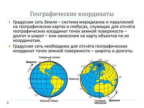 Значение градуса в географии