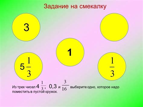 Значение дробей в контексте единицы измерения