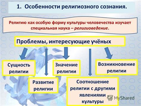 Значение религиозного сознания