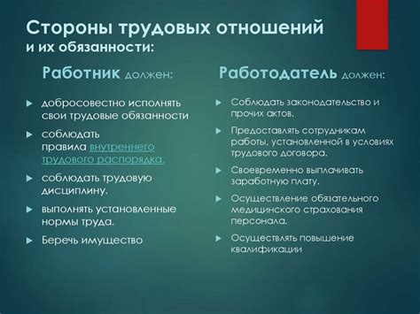 Значение трудовых отношений для общества