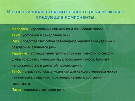 Использование пауз и темпа для повышения выразительности