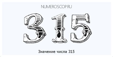 Историческое значение числа 315: от людей до событий