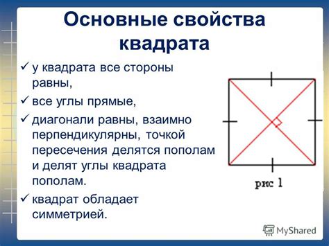 Какие стороны бывают у квадрата?