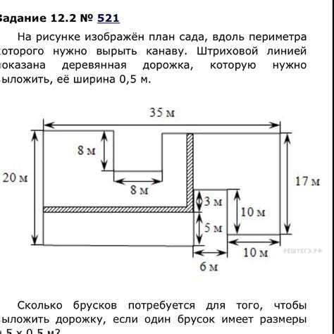 Каковы размеры участка в метрах?