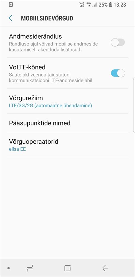 Как включить и настроить lte1 на телефоне Samsung Galaxy