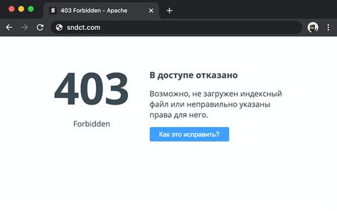 Как исправить ошибку 403