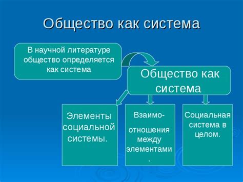 Как общество формирует систему