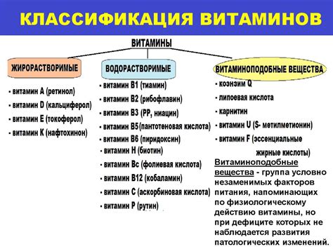 Классификация антивитаминов по их действию