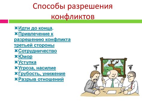 Конфликты и недовольство: присутствие конфронтационных ситуаций