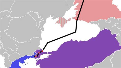 Краткий обзор географии маршрута газопровода