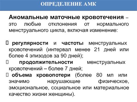 Нарушения цикла месячных: отклонения в регулярности и продолжительности