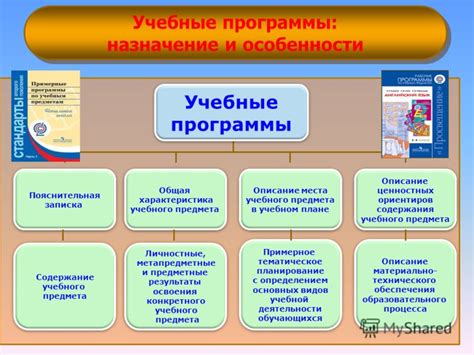 Образовательные программы в лицее, школе и гимназии