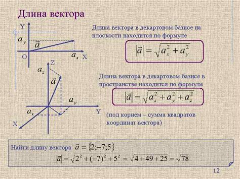 Операции с векторами