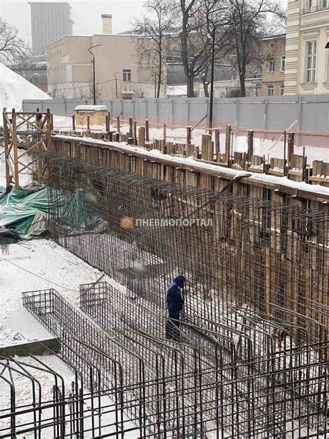 Осмотр опалубки и арматуры перед бетонированием