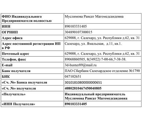 Основания в договоре действующие ИП