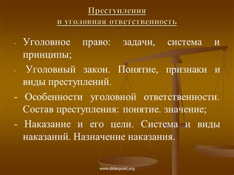 Основания в уголовном праве