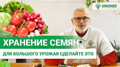 Основные правила сбора семян