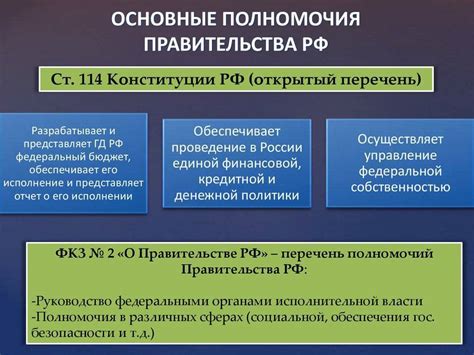 Основные различия между постановлениями правительства и федеральными законами в России