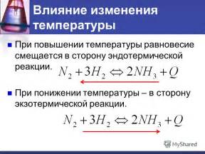 Особенности реакции: поддержание стабильных показателей температуры и давления