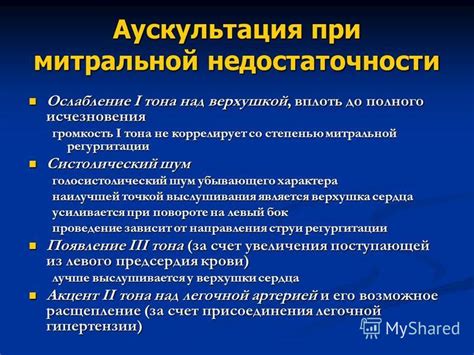 Перспективы и исследования в области акустического шума при митральной недостаточности