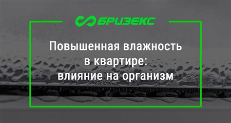 Повышенная влажность внутри камеры