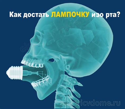 Позиция экспертов относительно вытаскивания лампочки изо рта