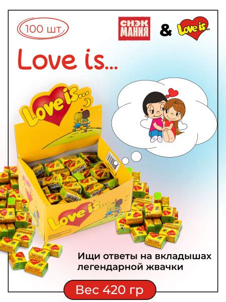 Популярность и успех жвачки Love Is в России