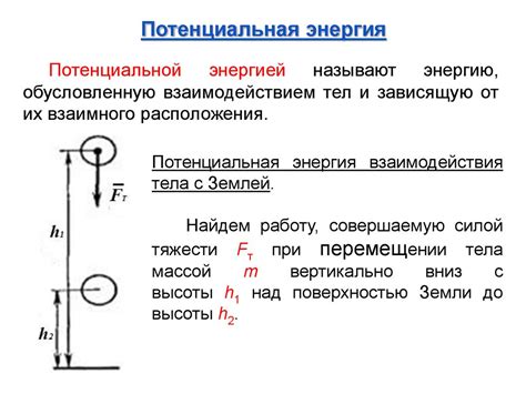 Потенциальная и кинетическая энергия