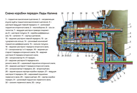 Правила технического обслуживания коробки Калина 8 клапанов механика