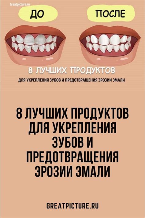 Правильное питание для укрепления зубной эмали и предотвращения дискомфорта