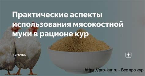 Практические применения горячей муки