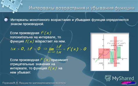 Практические применения доказательства монотонного роста функции